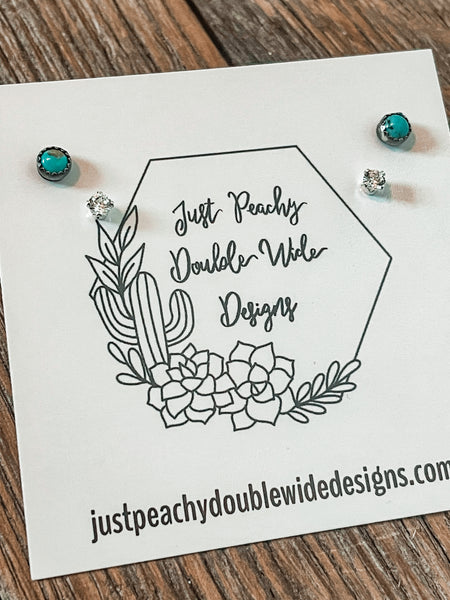 Tombstone Stud Set (Made To Order)