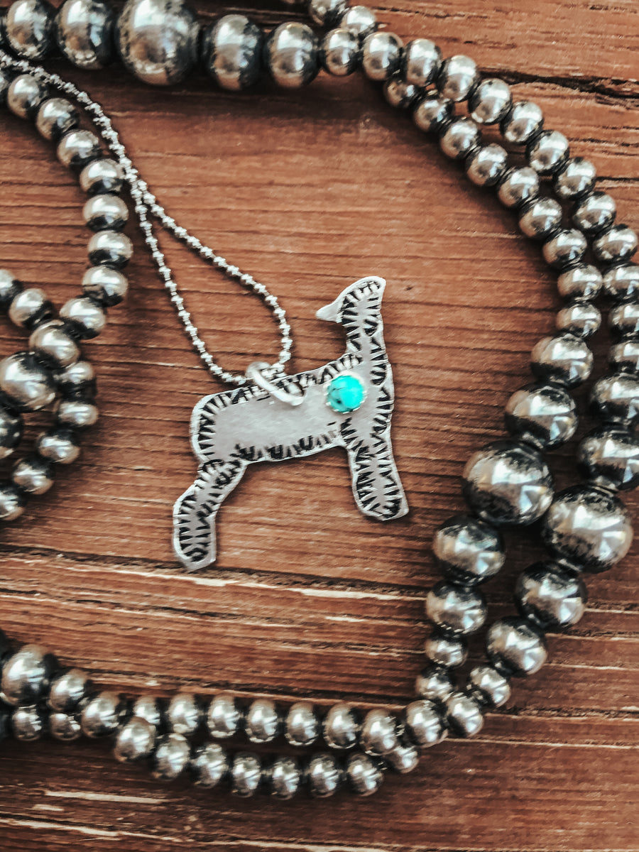 Lamb Necklace Just Peachy Double Wide Designs