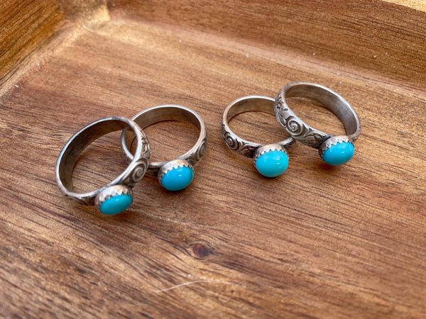 Kingman and Floral Ring (Made To Order)