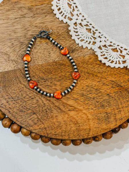 Hearty Pearl Bracelet