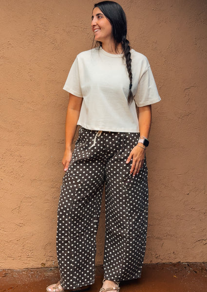 Polka Dot Cargo Pants