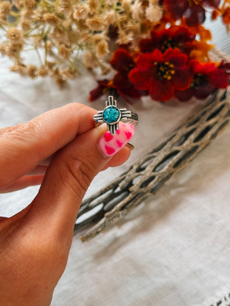 Oak Zia Rings