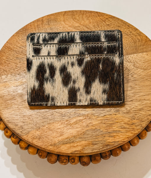Cowhide Card Holders