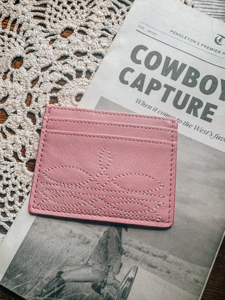 Boot Stitch Card Holder