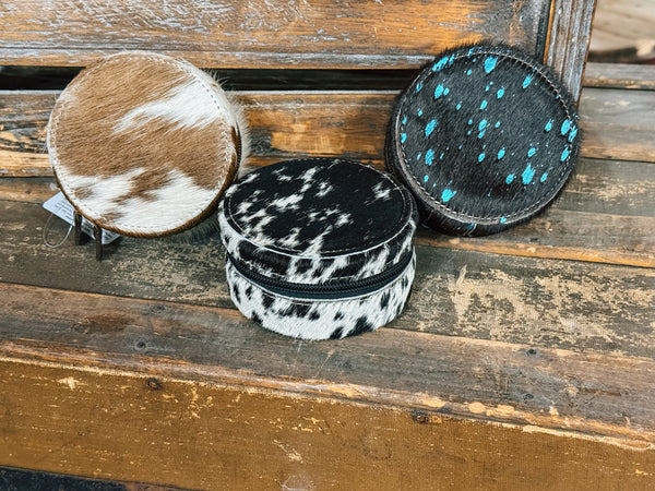Cowhide Jewelry Box