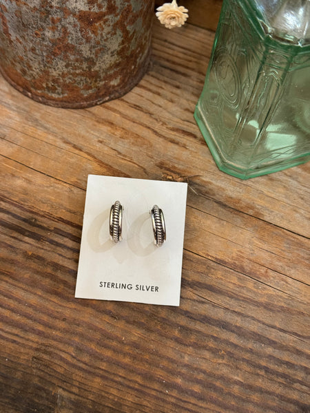 Silver Hoops