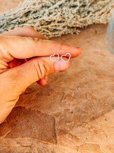 Rope Heart Studs