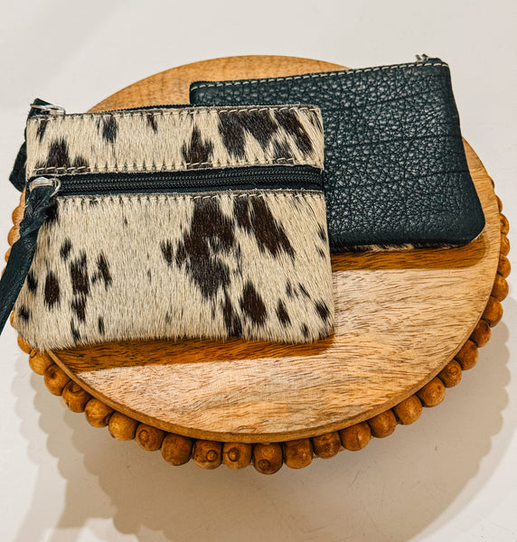 Cowhide Money Pouch