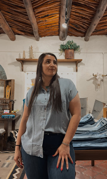 Denim Button Down