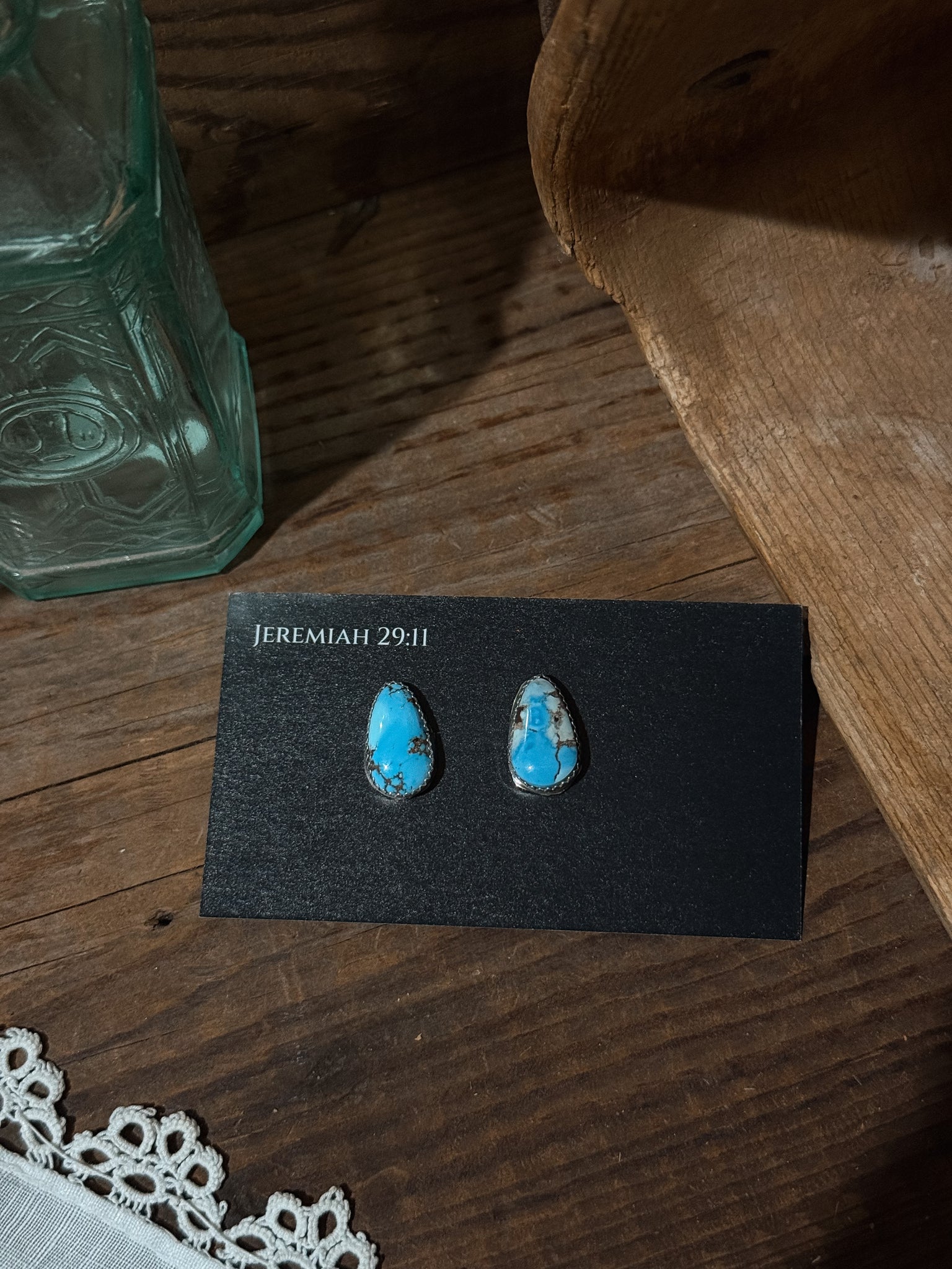 Golden Hills Teardrop Studs
