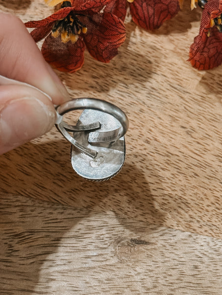 White Water Adjustable Ring