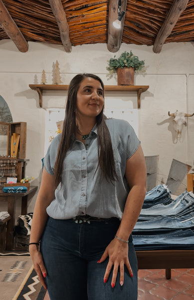 Denim Button Down