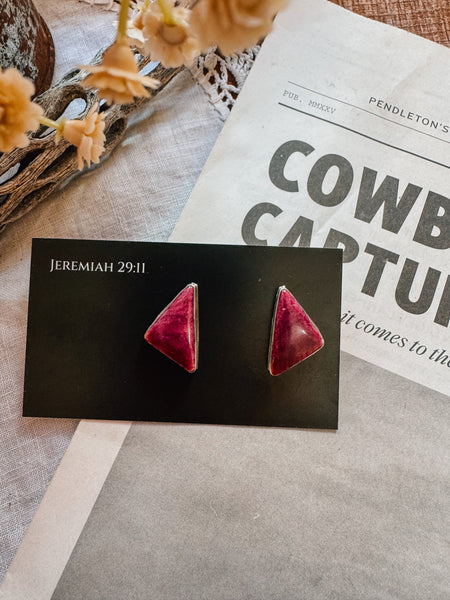 Purple Spiny Studs