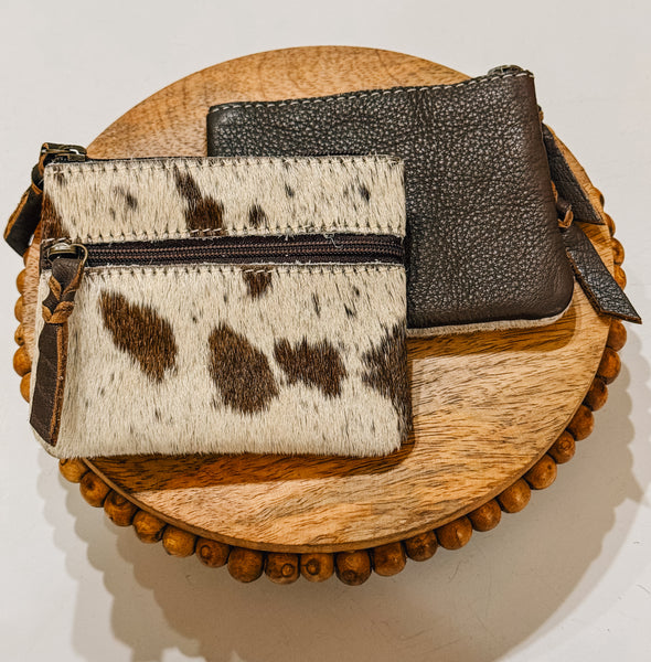 Cowhide Money Pouch