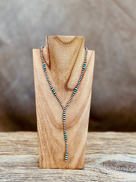 Turquoise Lariat Necklace