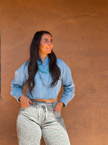 Denim Dan Top