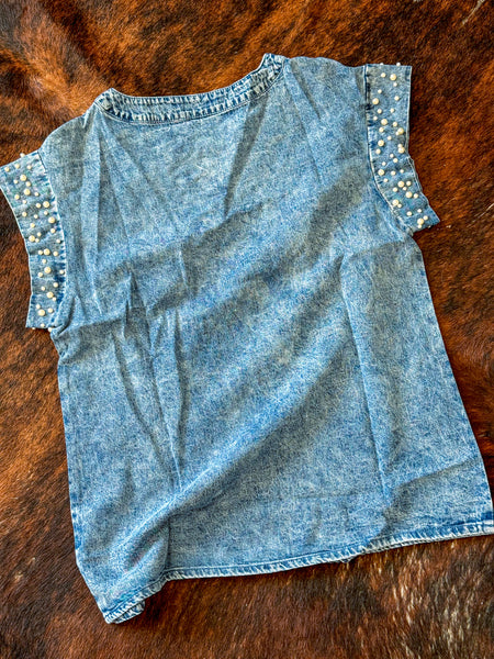 Denim Dandy Top