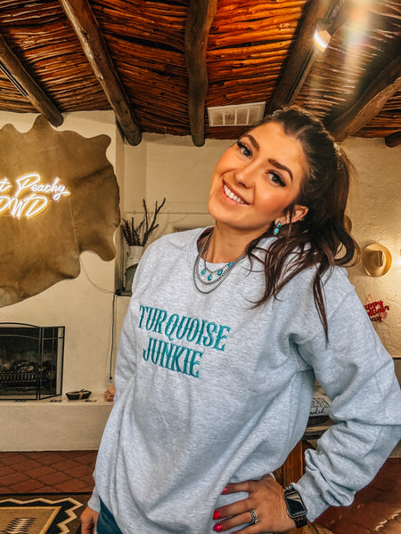 Turquoise Junkie Sweater