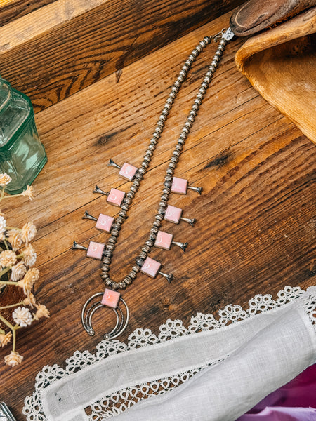 Pink Conch Squash Blossom