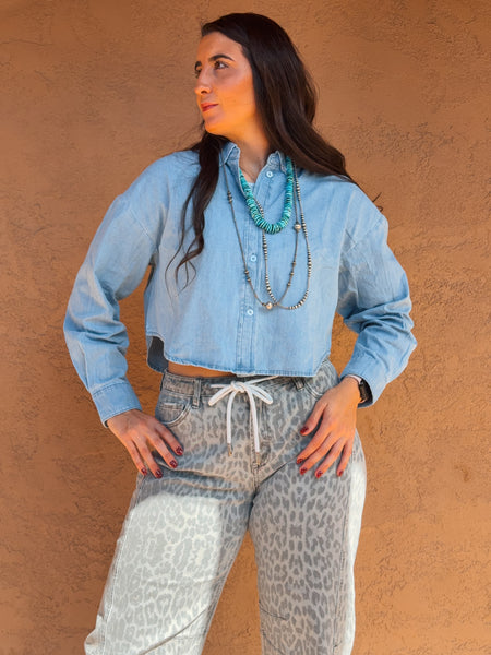 Denim Dan Top
