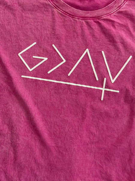 God is Greater Mineral Wash Tee
