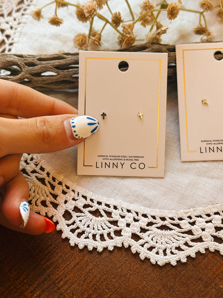 Mini Cross Studs