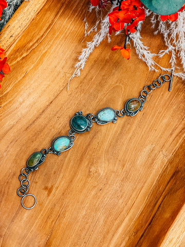 Multi Turquoise Stone Bracelet