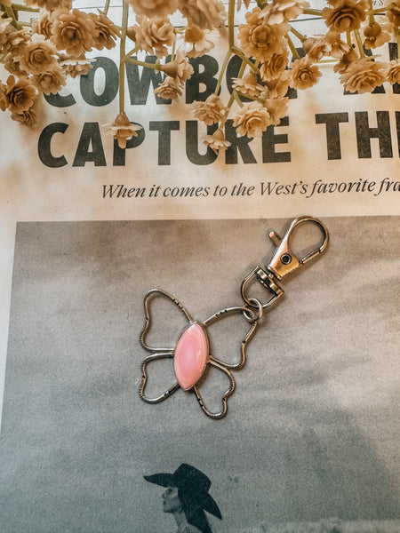 Pink Wings Keychain