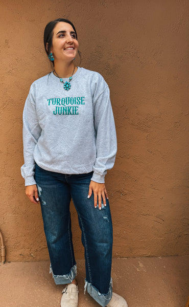 Turquoise Junkie Sweater