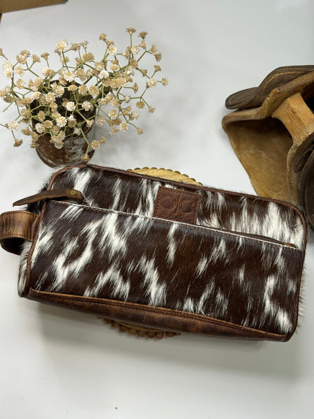 Cowhide Toiletry Bag