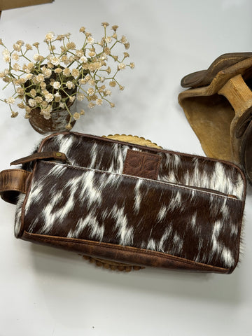 Cowhide Toiletry Bag