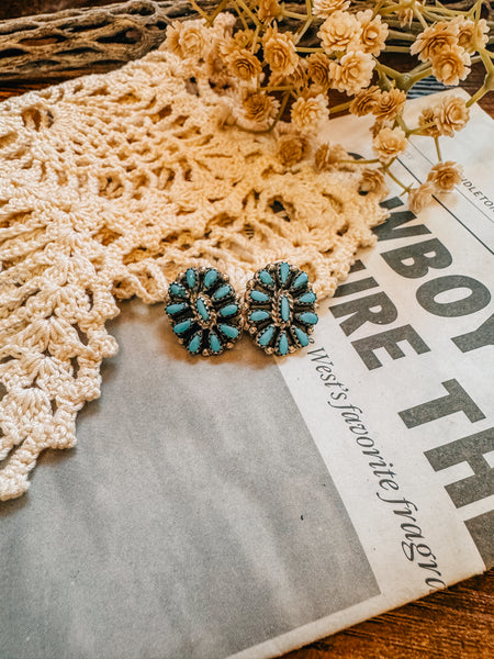 Blue Bonnet Studs