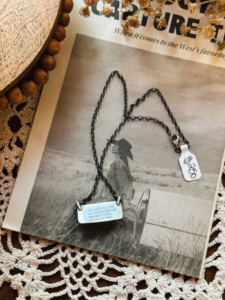 Chassity Bar Necklace