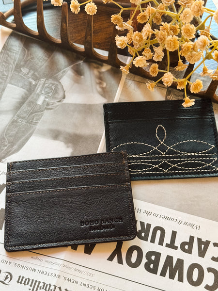 Boot Stitch Card Holder