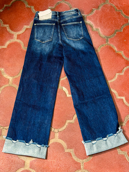 Sharp Wide Leg Jeans