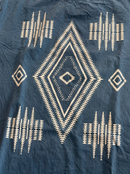Mineral Indigo Graphic Tee