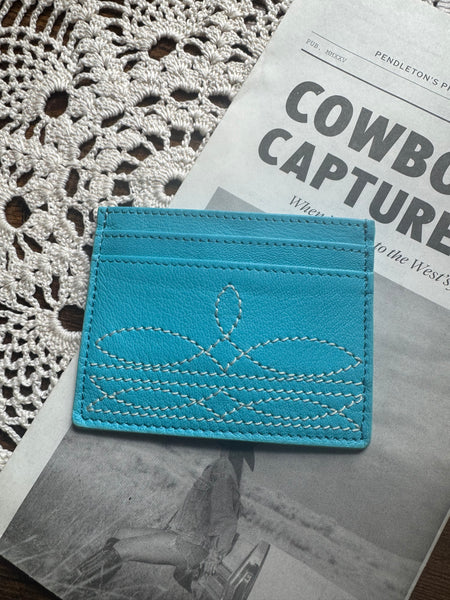 Boot Stitch Card Holder