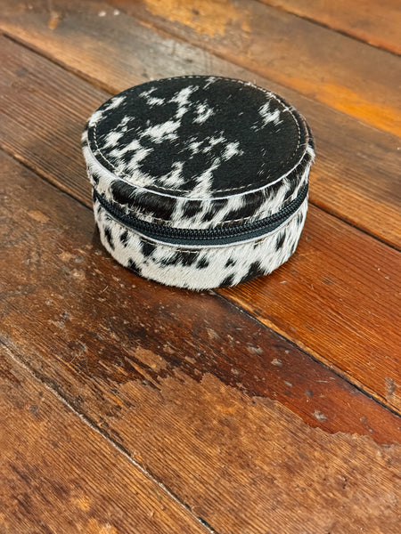 Cowhide Jewelry Box