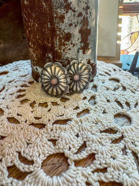 Rosette Concho Earrings