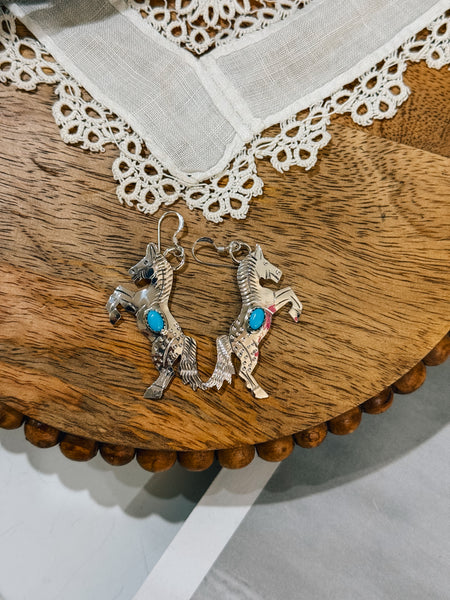 Turquoise Yazzie Dangles