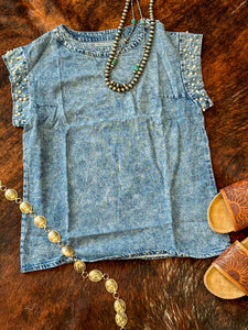 Denim Dandy Top