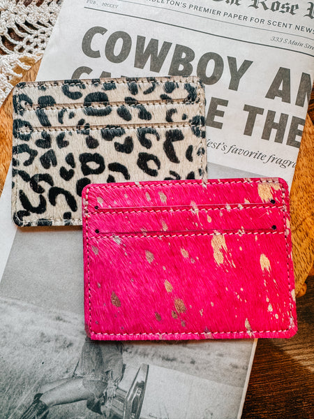 Animal Print Cardholders