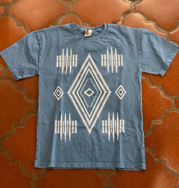 Mineral Indigo Graphic Tee
