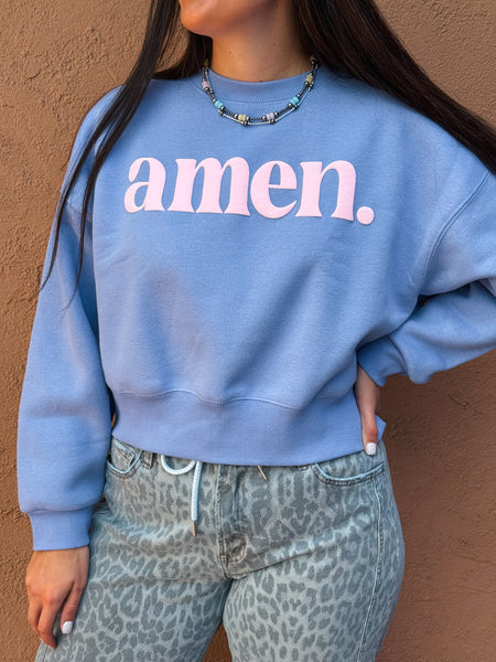 Amen Cropped Pull Over