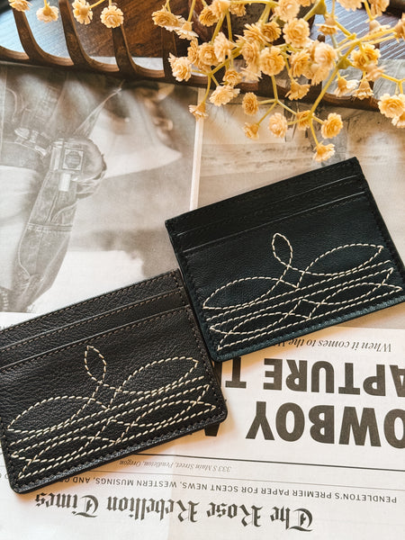 Boot Stitch Card Holder