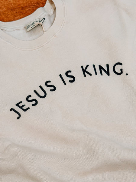 Jesus is King Crewneck