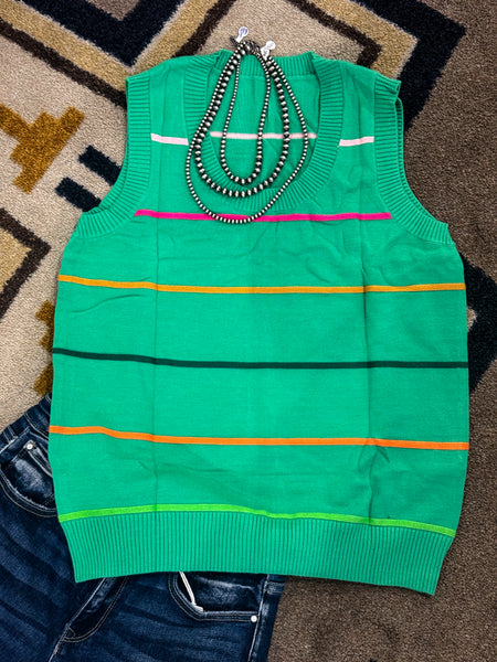 Striped Sweater Tank