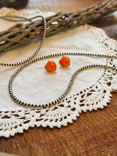 Spiny Heart Studs