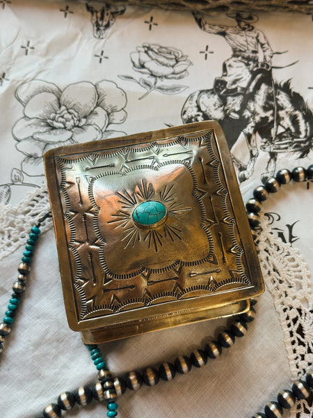 Square Stamped Box