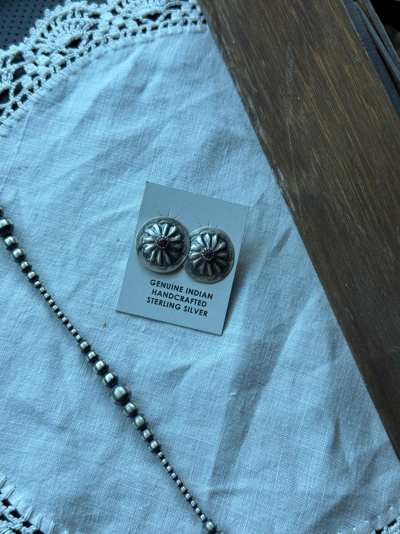 Joan Begay Concho Studs